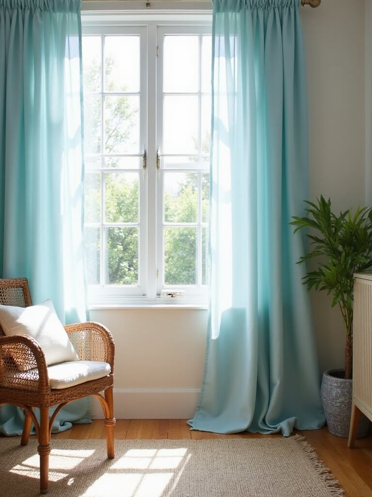 blue hammocks and awnings