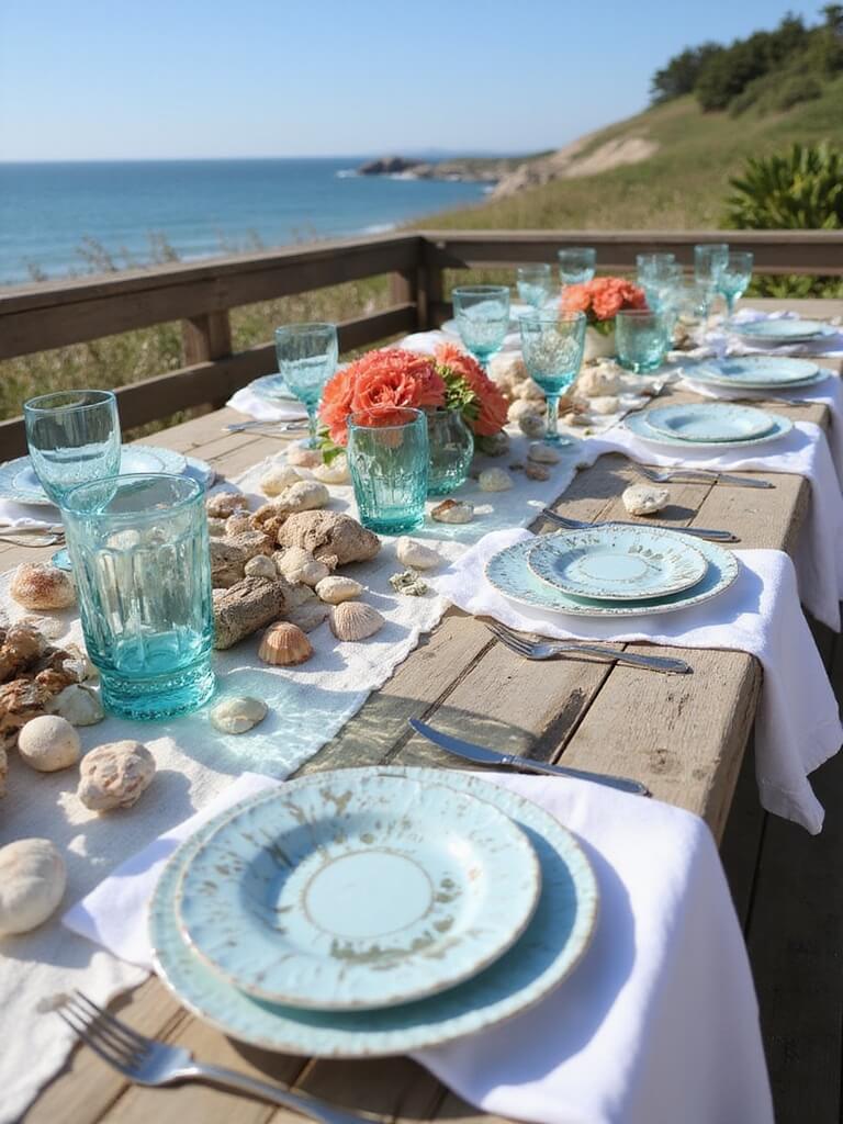 breezy coastal texture accents