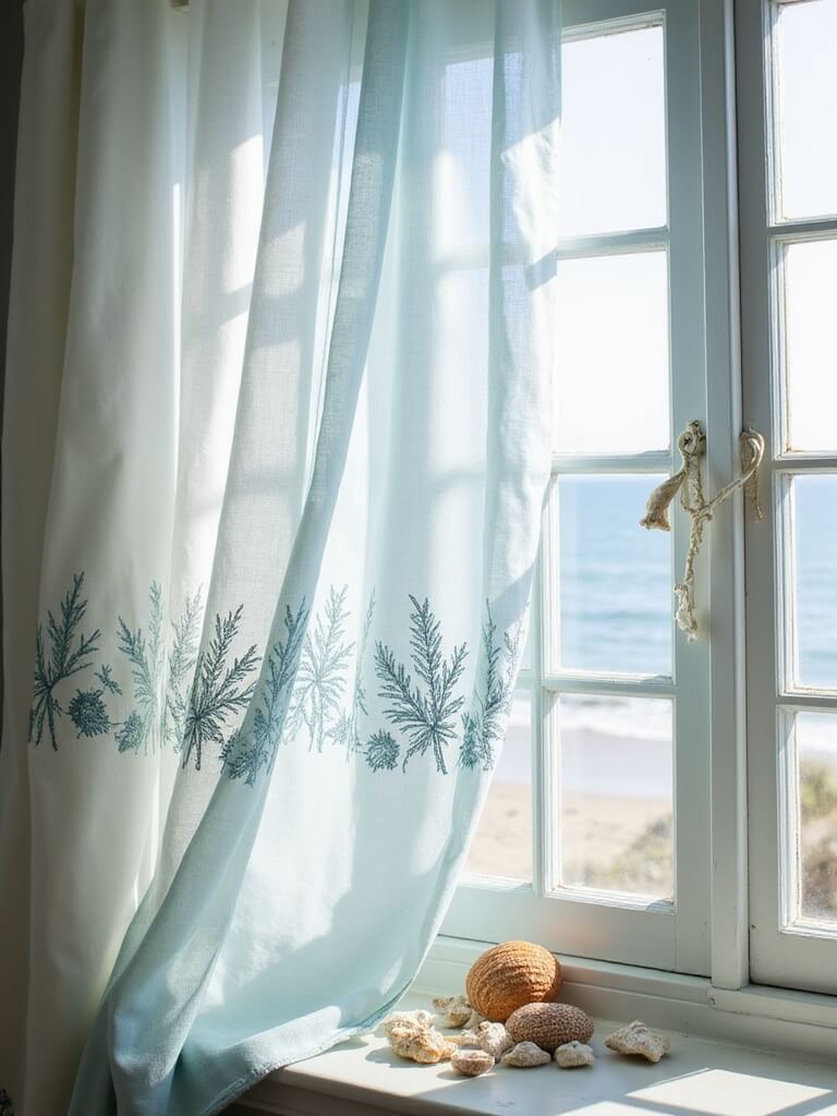 coastal shades and fabrics