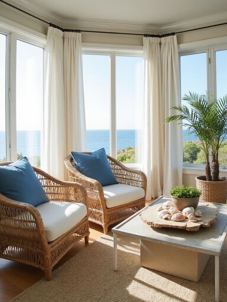 coastal vibes nautical accents