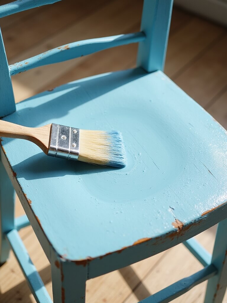 eco friendly stencil furniture painting