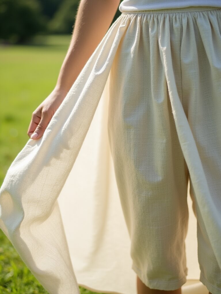 light weaves for skirts