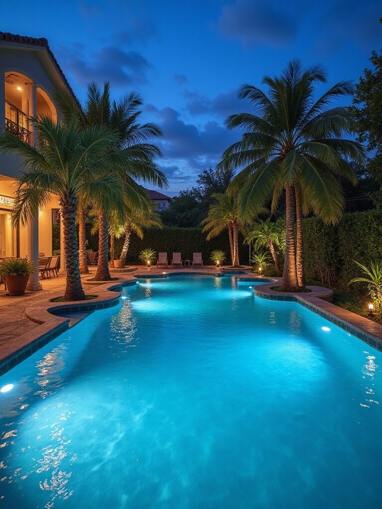 smart energy efficient pool lights