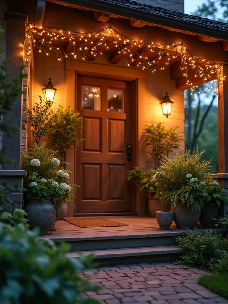 twinkling lights energy setup