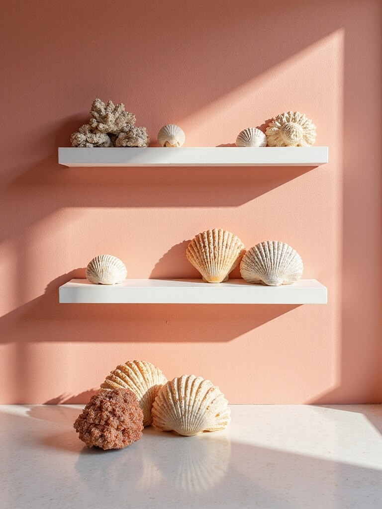 vibrant coral wall escape