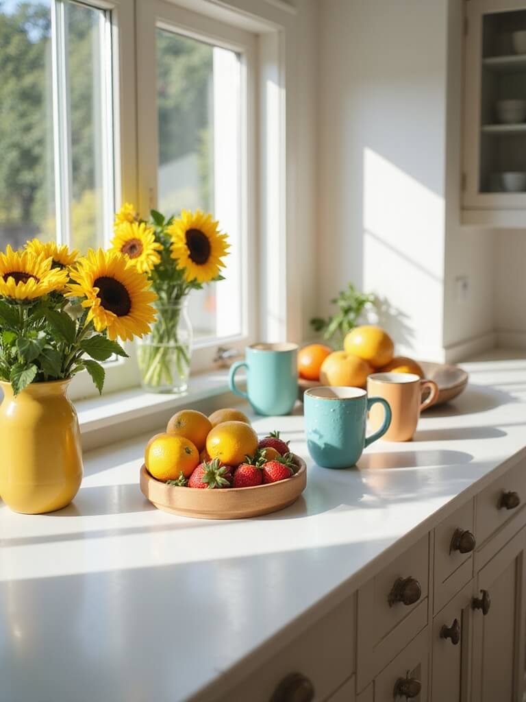 vibrant kitchen color swaps